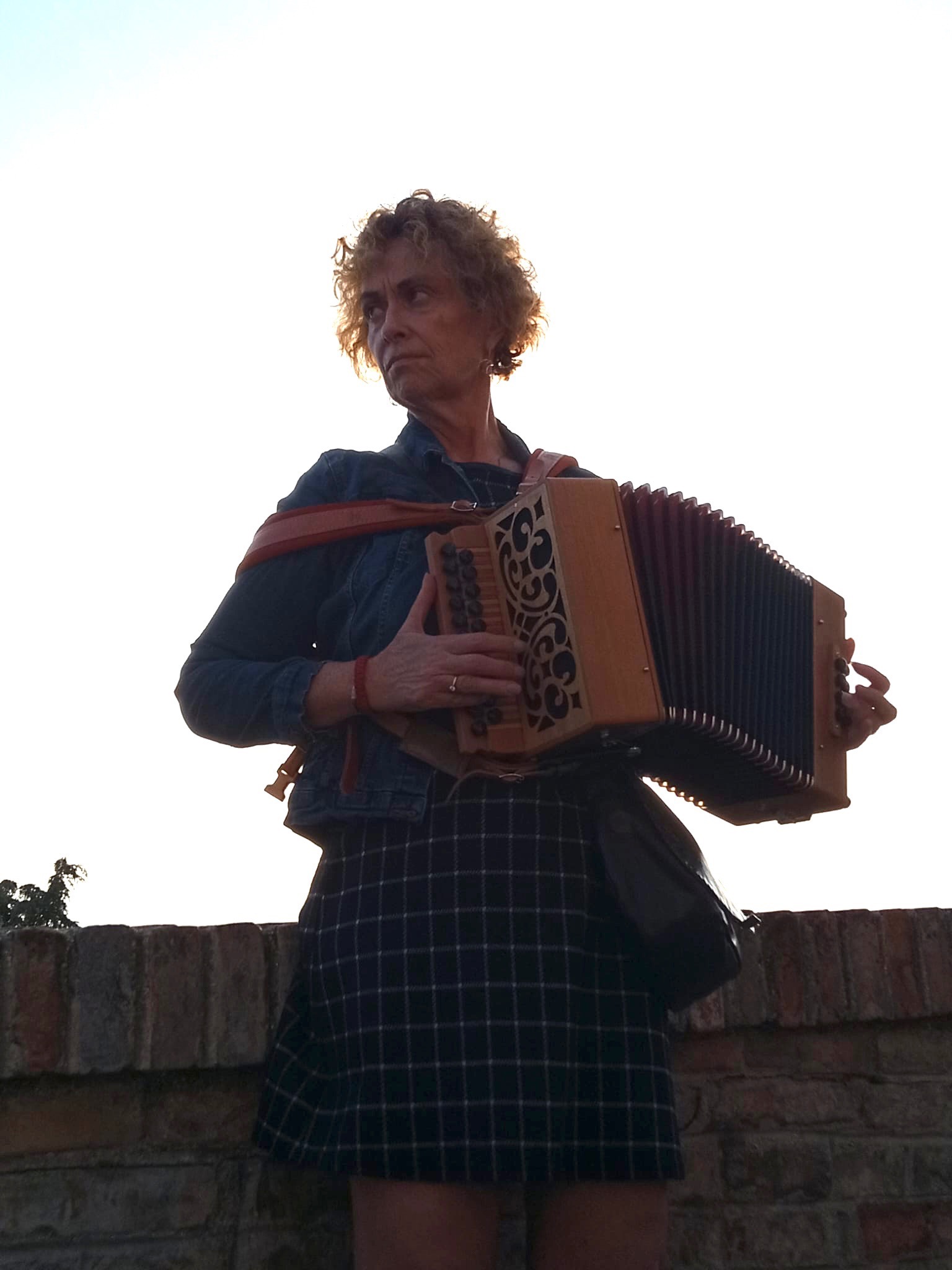 joueuse d'accordéon