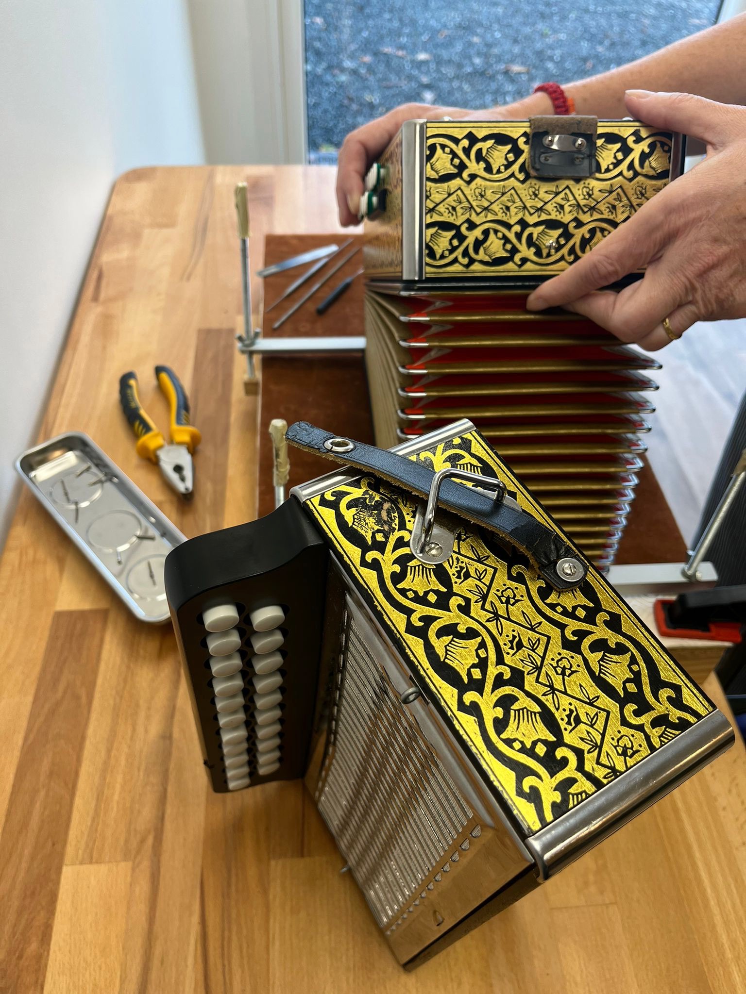 accordéon ouvert